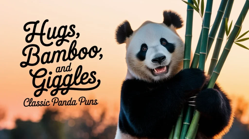 Hugs, Bamboo, and Giggles: Classic Panda Puns