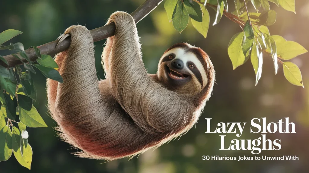 Lazy Sloth Laughs: 30 Hilarious Jokes to Unwind With