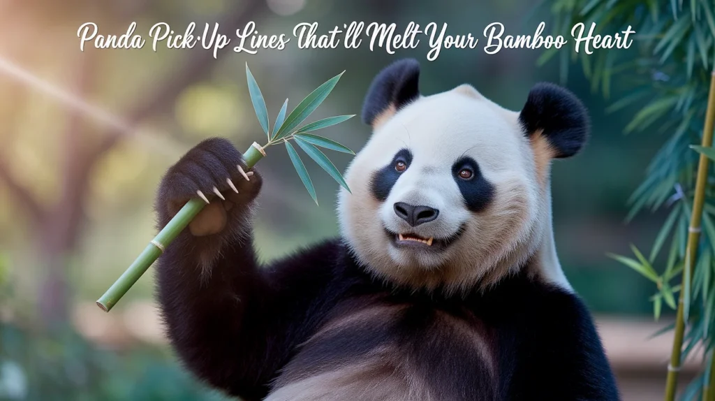 Panda Pick-Up Lines That’ll Melt Your Bamboo Heart