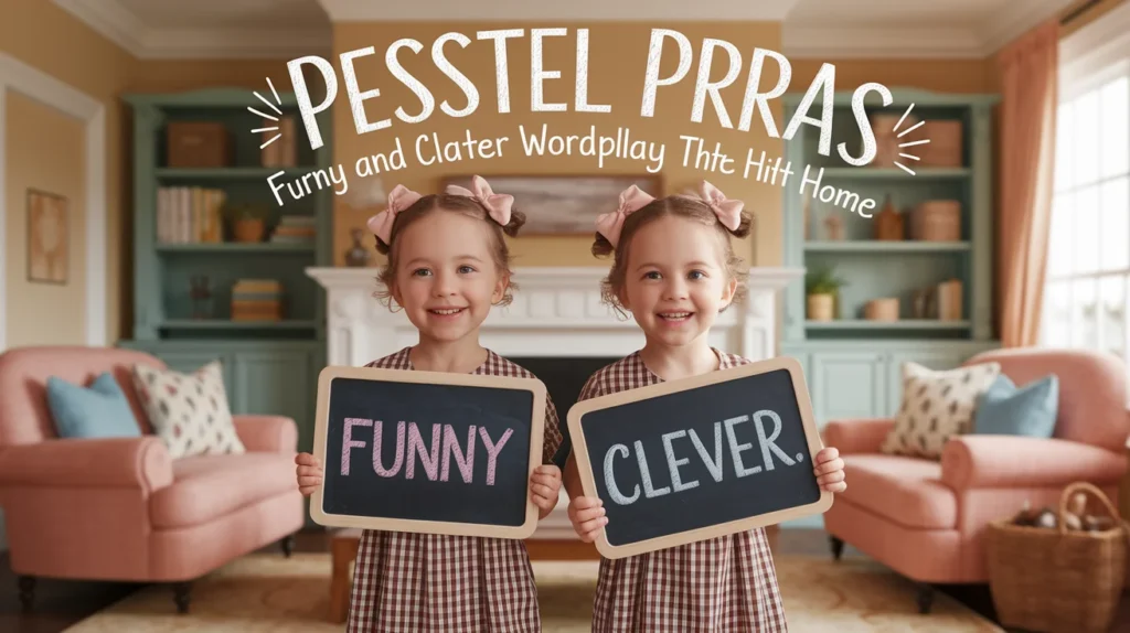 Perfect Pair: Funny and Clever Twin Wordplay That Hits Home
