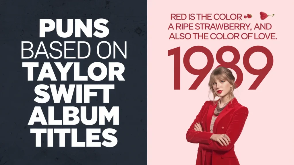 Puns Based on Taylor Swift Album Titles