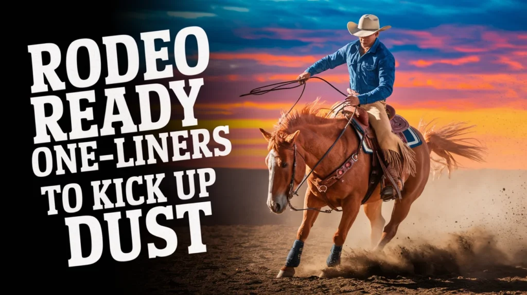 Rodeo Ready One-Liners To Kick Up Dust