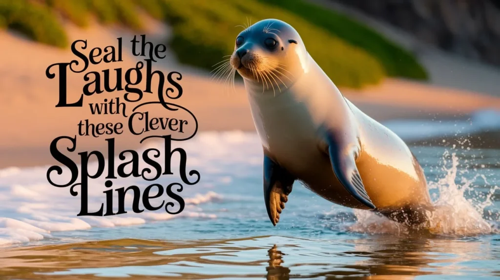 Seal the Laughs with These Clever Splash Lines