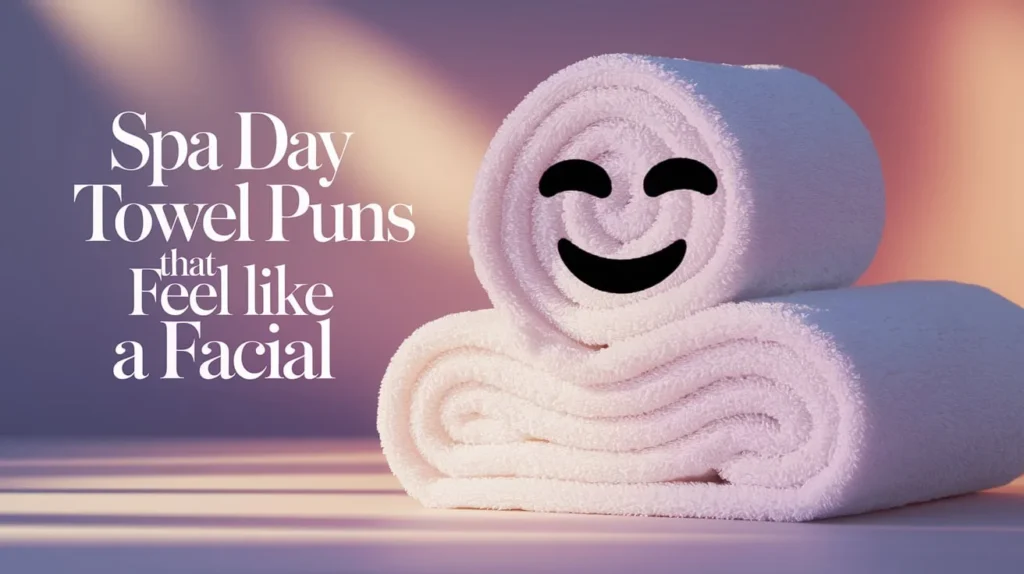 Spa Day Towel Puns That Feel Like a Facial
