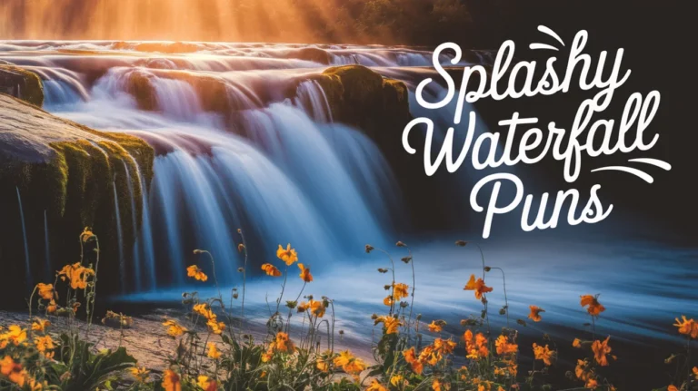 Splashy Waterfall Puns