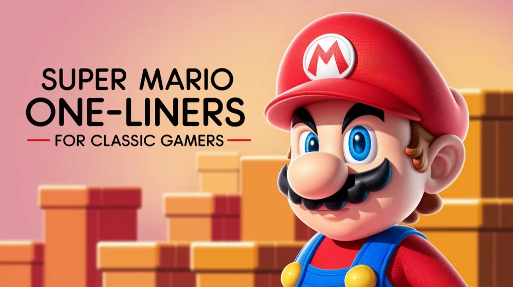 Super Mario One-Liners for Classic Gamers
