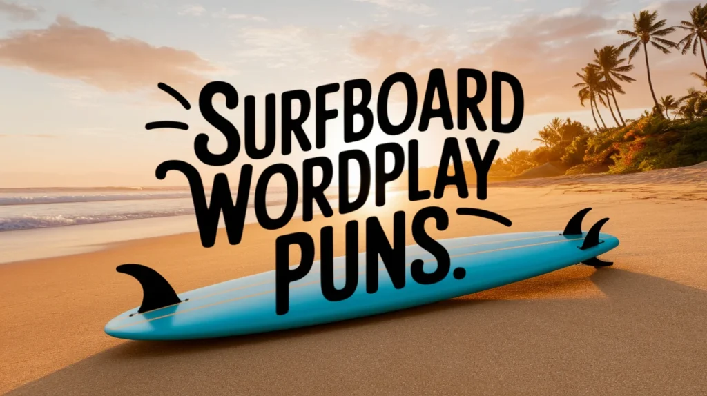 Surfboard Wordplay Puns