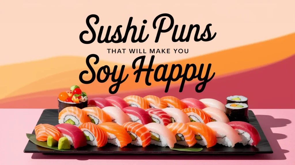 Sushi Puns That Will Make You Soy Happy