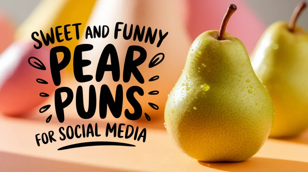 Sweet and Funny Pear Puns for Social Media