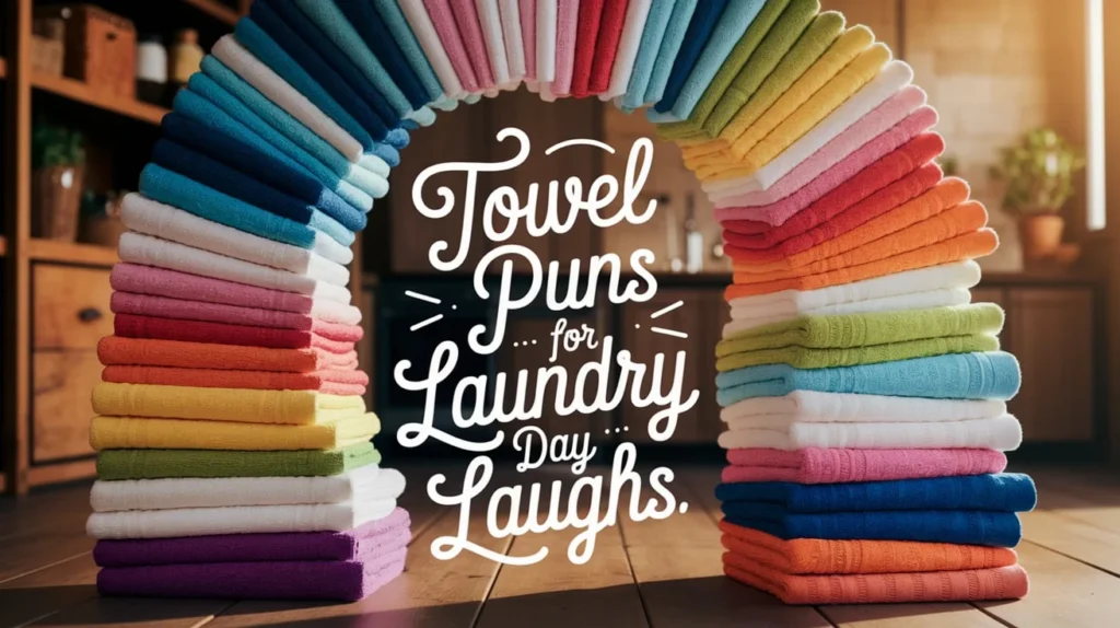 Towel Puns for Laundry Day Laughs