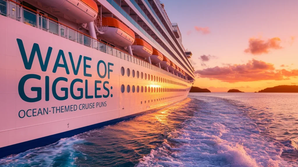 Wave of Giggles: Ocean-Themed Cruise Puns