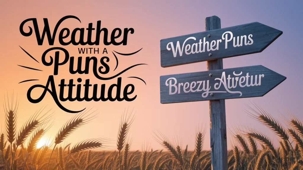 Weather Puns with a Breezy Attitude