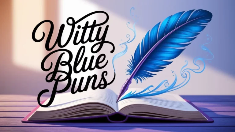 Witty Blue Puns