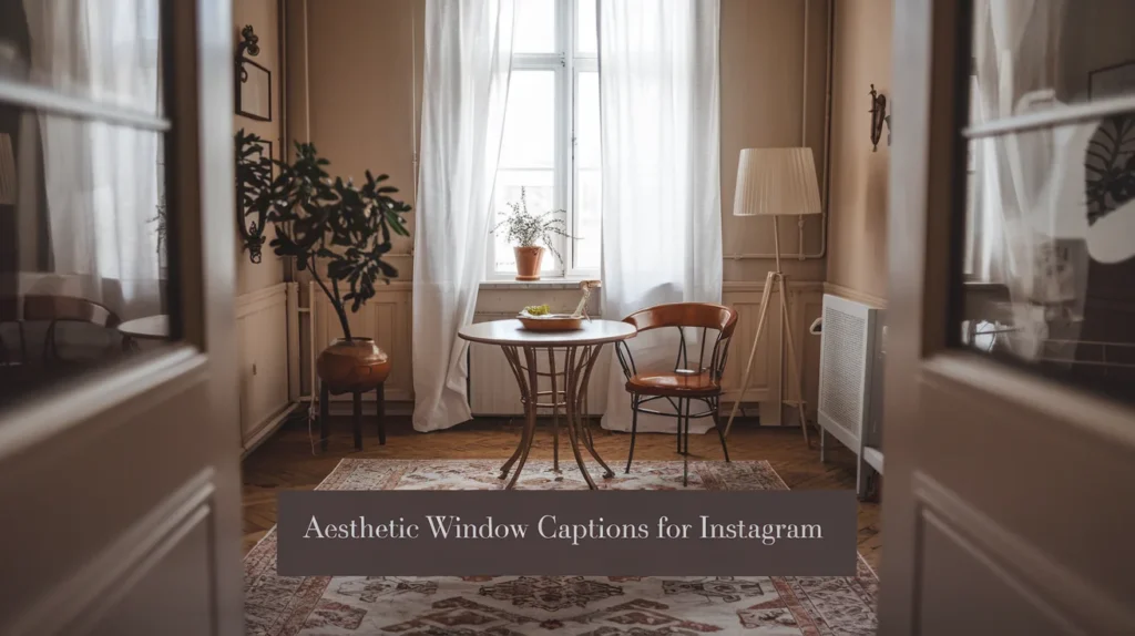 Aesthetic Window Captions for Instagram