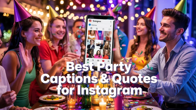 Best Party Captions & Quotes for Instagram