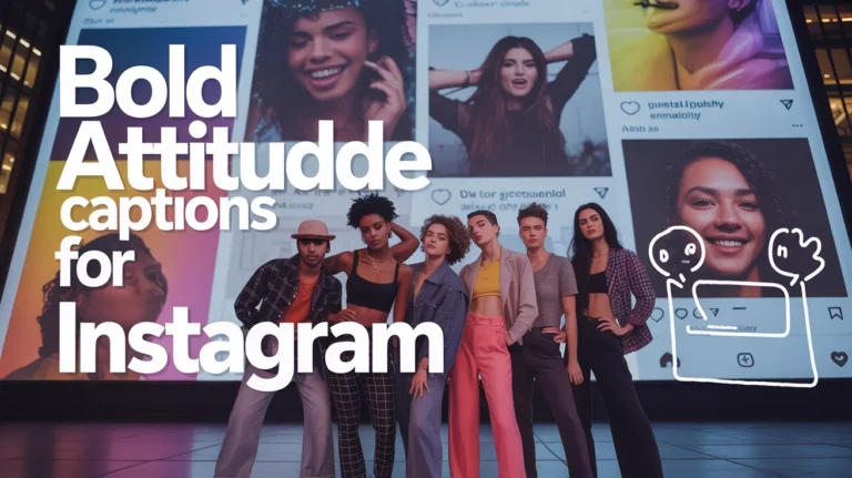 Bold Attitude Captions for Instagram