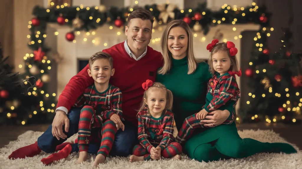 Christmas Captions for Family Photos at Home
