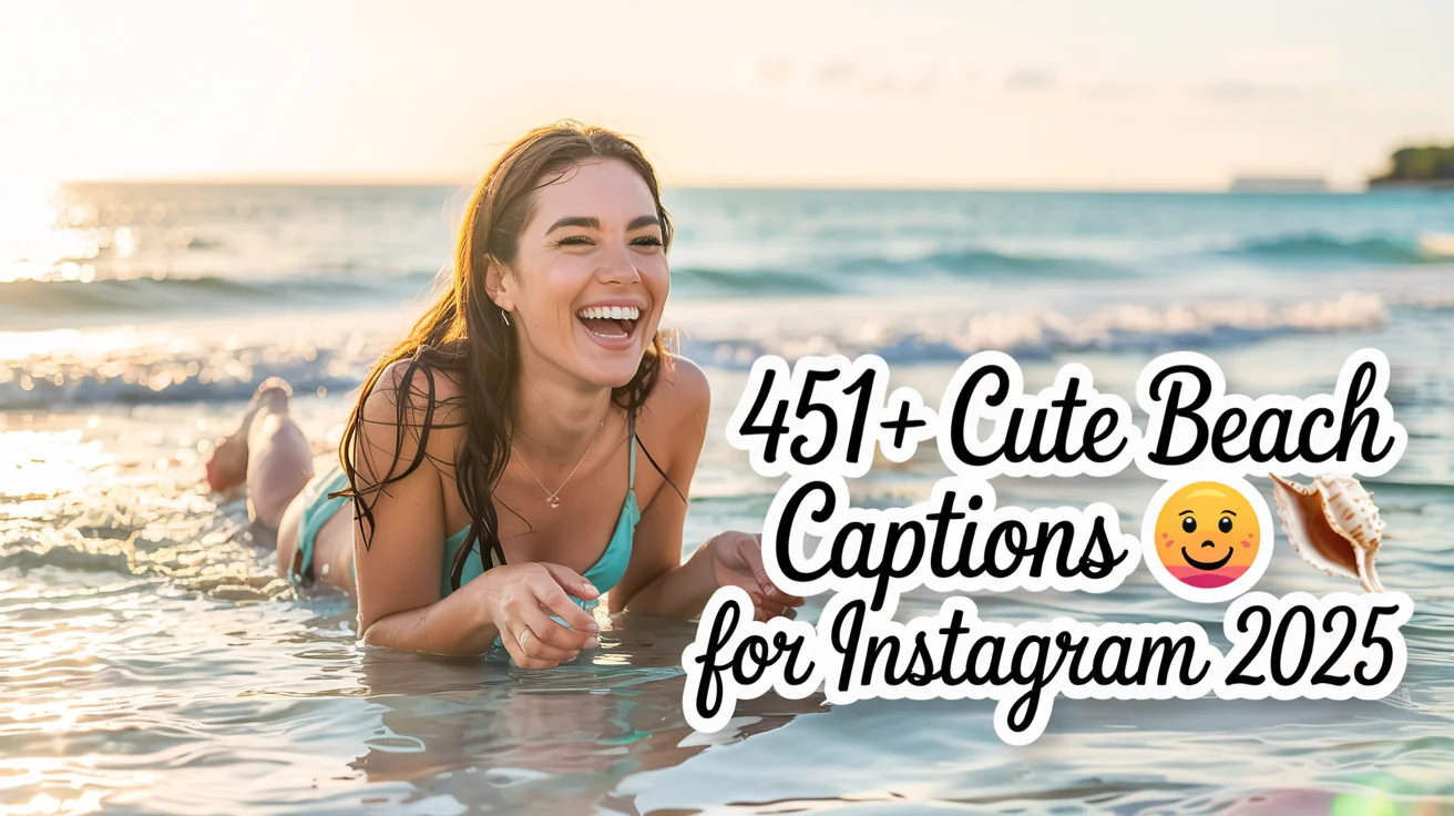 Cute Beach Captions for Instagram