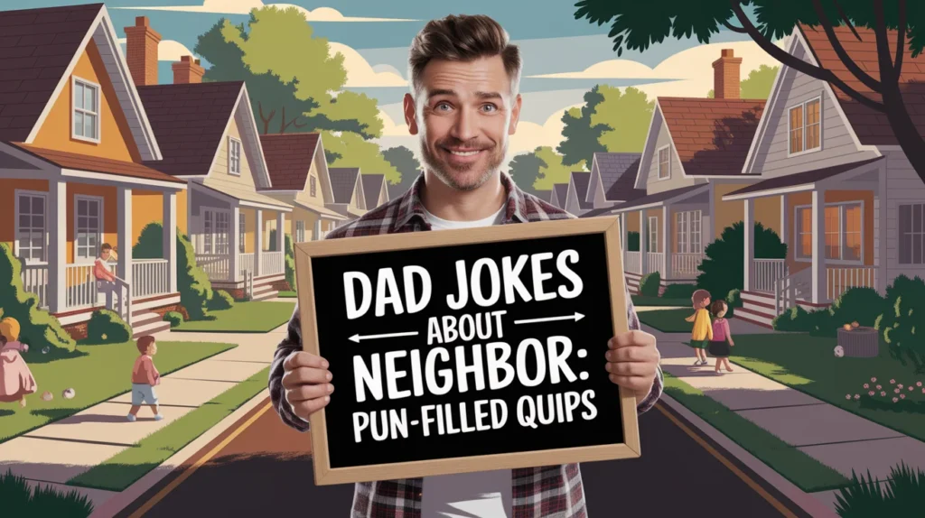 Dad Jokes About Neighbor: Pun-Filled Quips