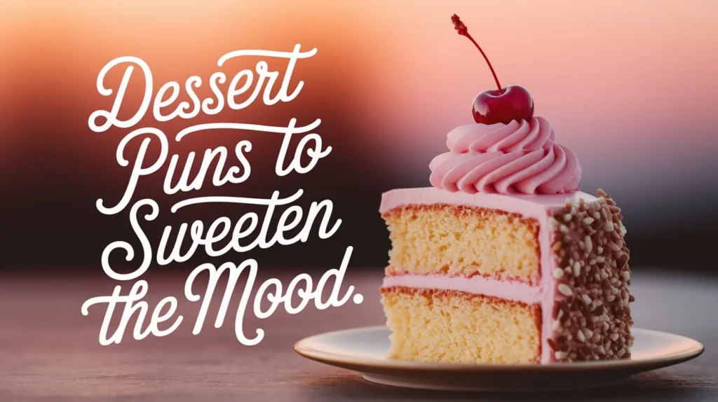 Dessert Puns to Sweeten the Mood