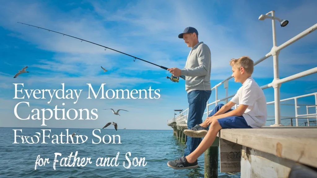 Everyday Moments Captions for Father and Son