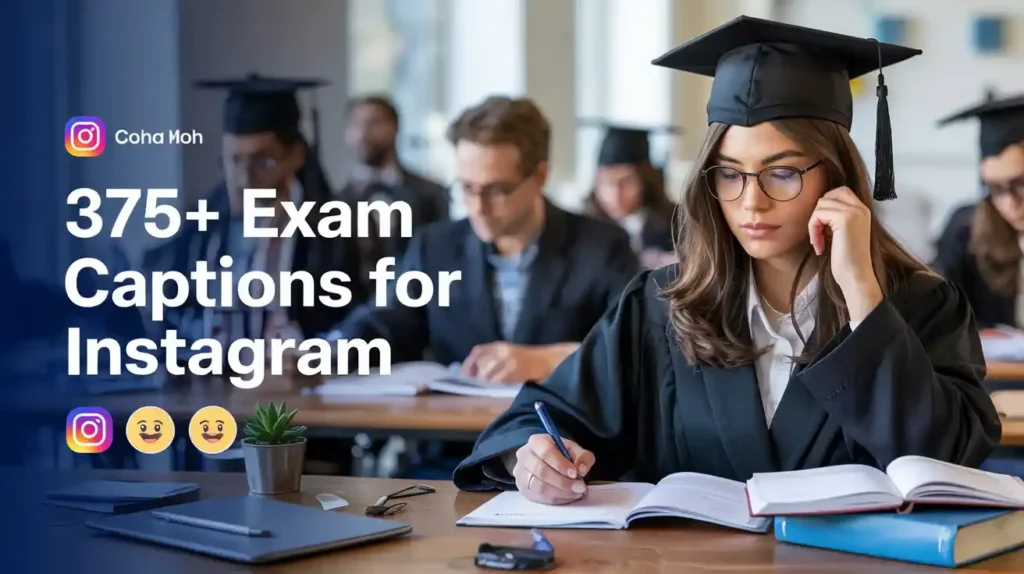 Exam Captions for Instagram