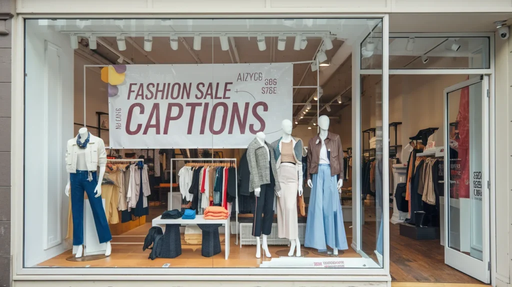 Fashion Sale Captions