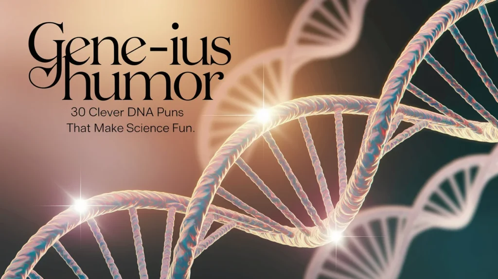 Gene-ius Humor: 30 Clever DNA Puns That Make Science Fun