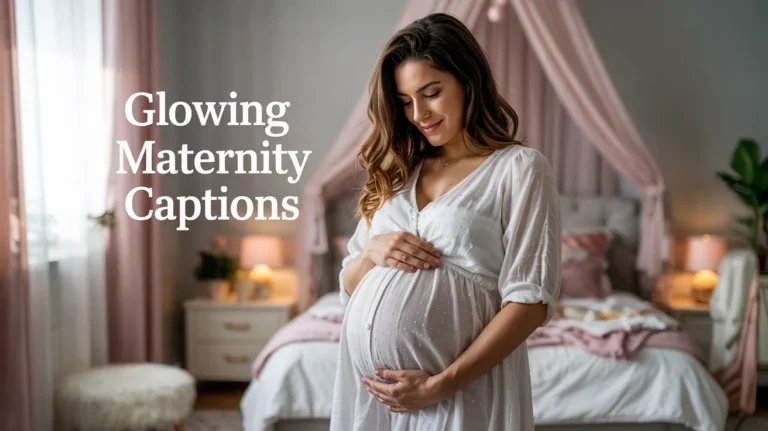 Glowing Maternity Captions