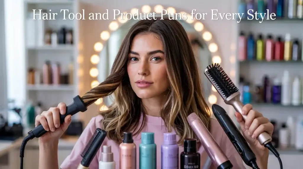 Hair Tool and Product Puns for Every Style