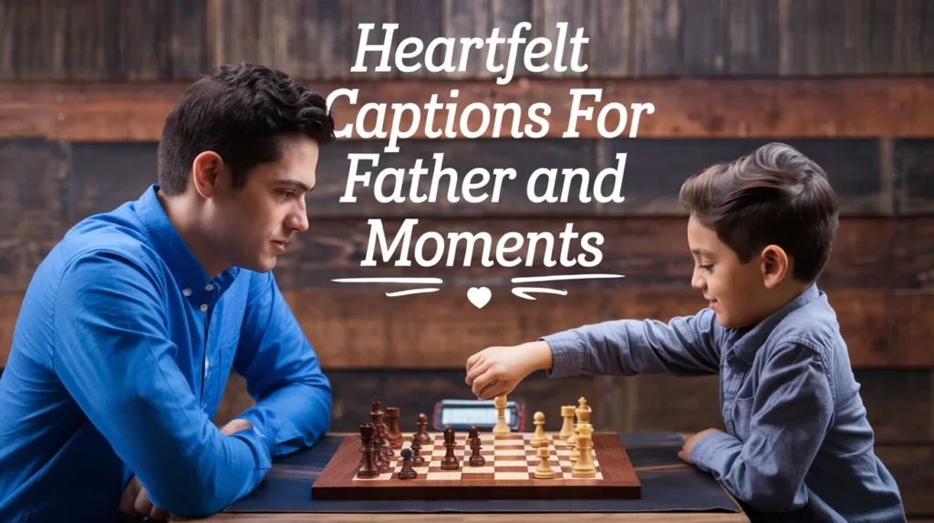 Heartfelt Captions for Father and Son Moments