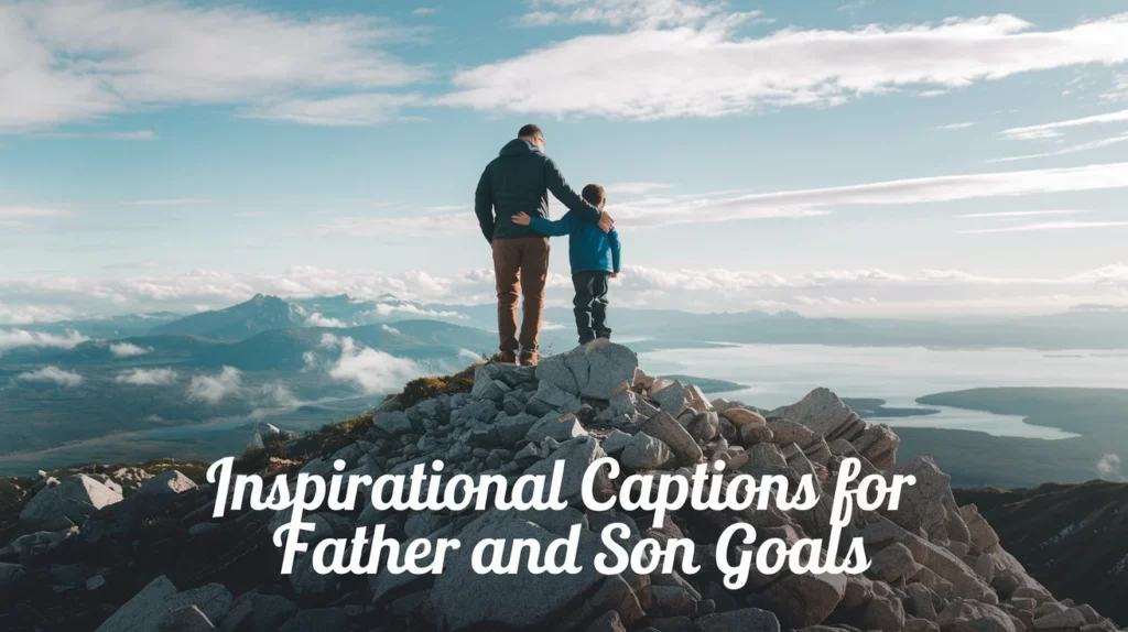 Inspirational Captions for Father and Son Goals