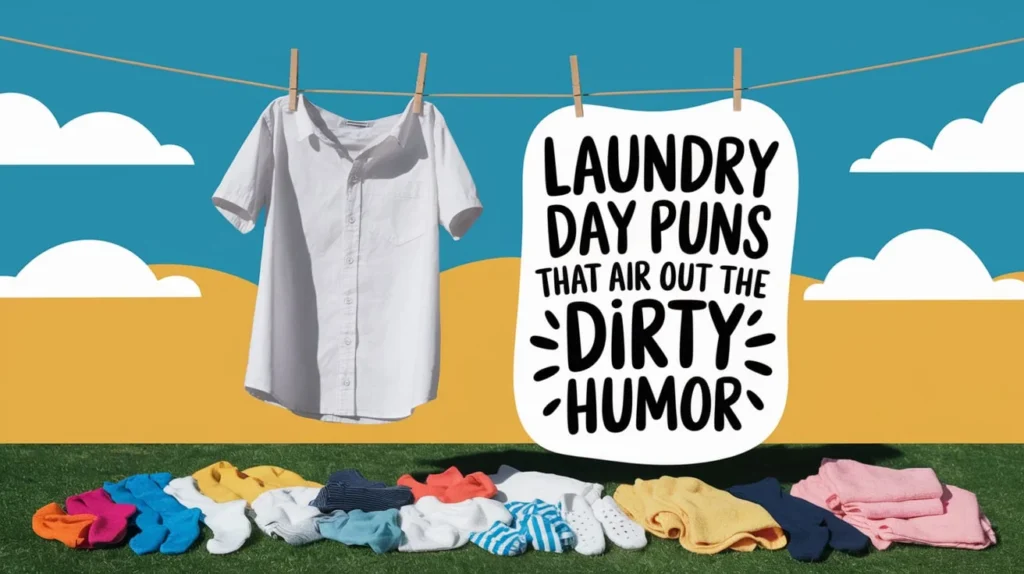 Laundry Day Puns That Air Out the Dirty Humor