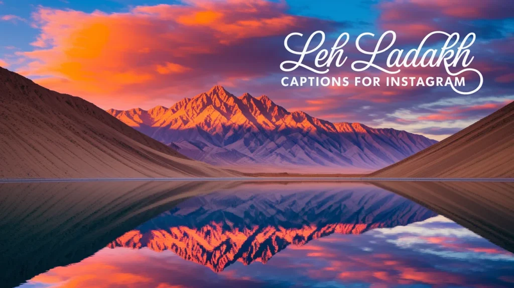 Leh Ladakh Captions for Instagram