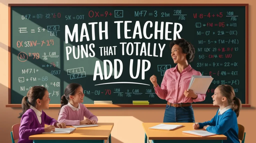 Math Teacher Puns That Totally Add Up