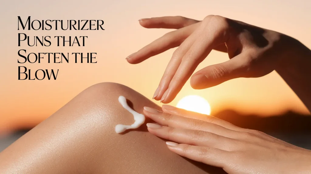 Moisturizer Puns That Soften the Blow