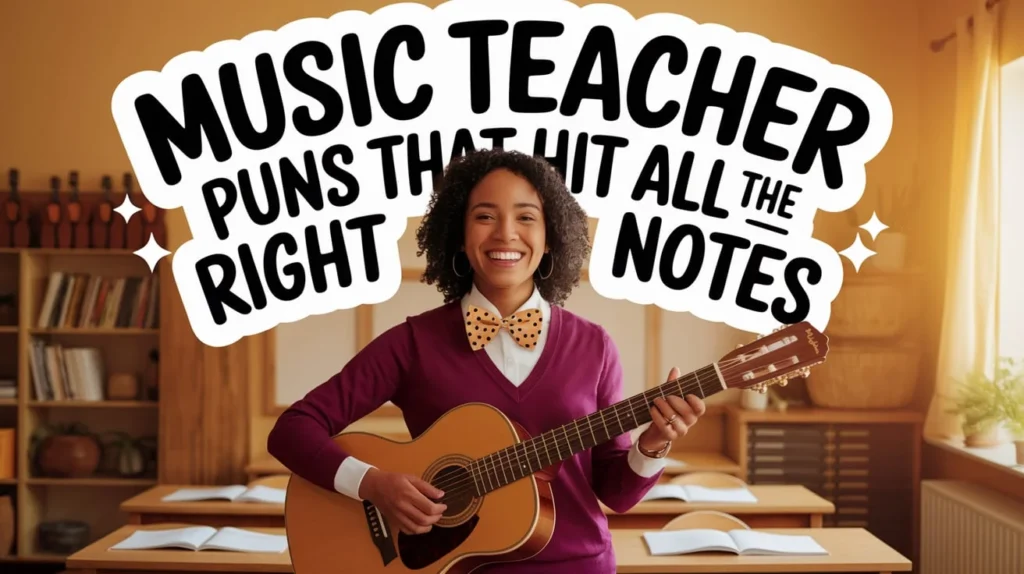 Music Teacher Puns That Hit All the Right Notes