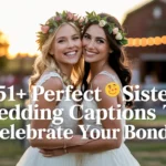 Perfect Sister Wedding Captions to Celebrate Your Bond