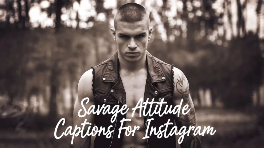 Savage Attitude Captions for Instagram