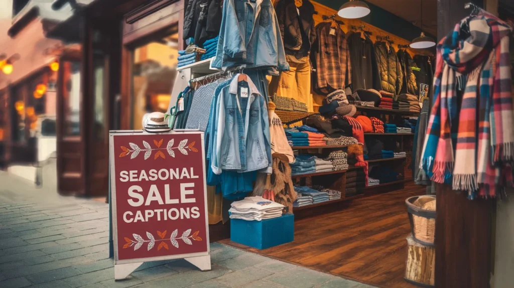 Seasonal Sale Captions