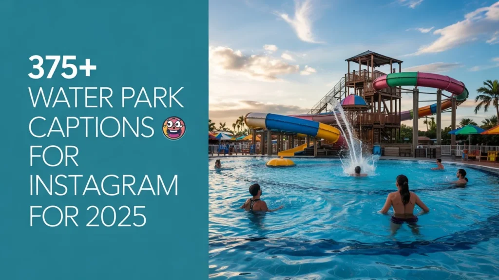 Water Park Captions for Instagram