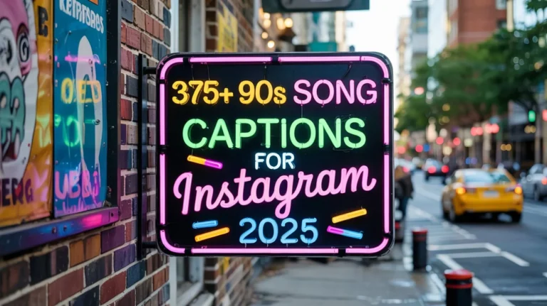 90s Song Captions For Instagram