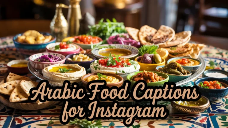 Arabic Food Captions For Instagram