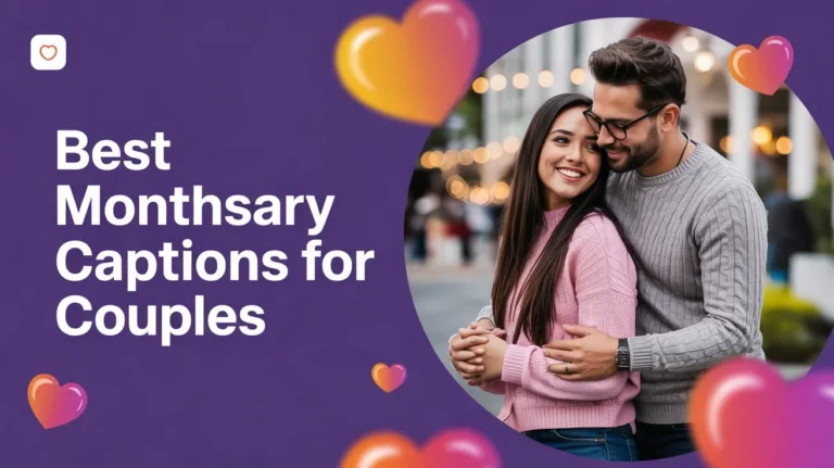 Best Monthsary Captions for Couples