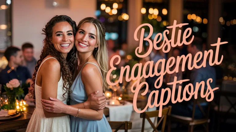 Bestie Engagement Captions