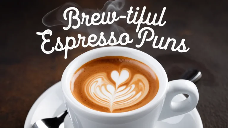 Brew-tiful Espresso Puns