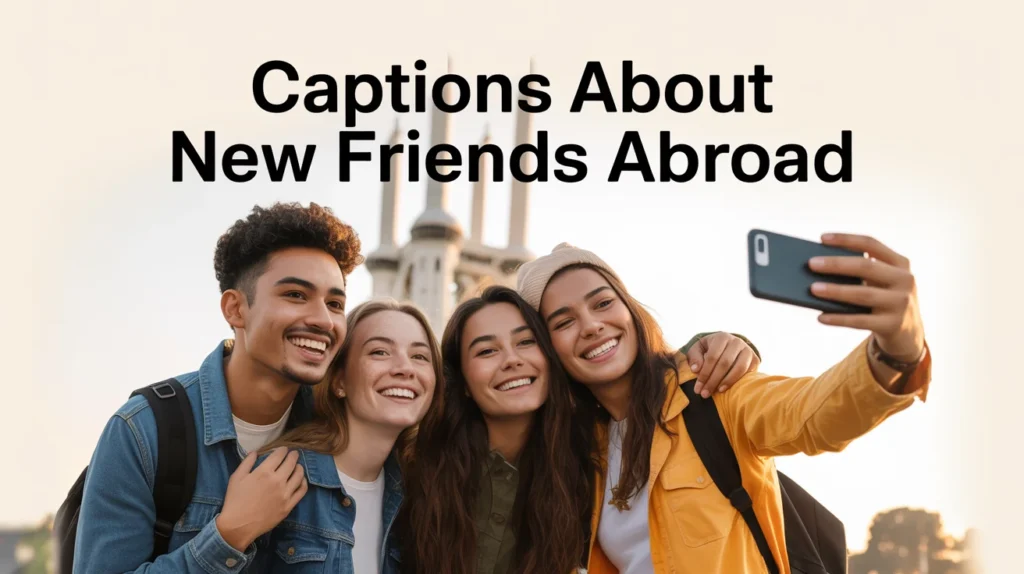 Captions About New Friends Abroad