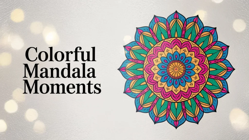 Colorful Mandala Moments