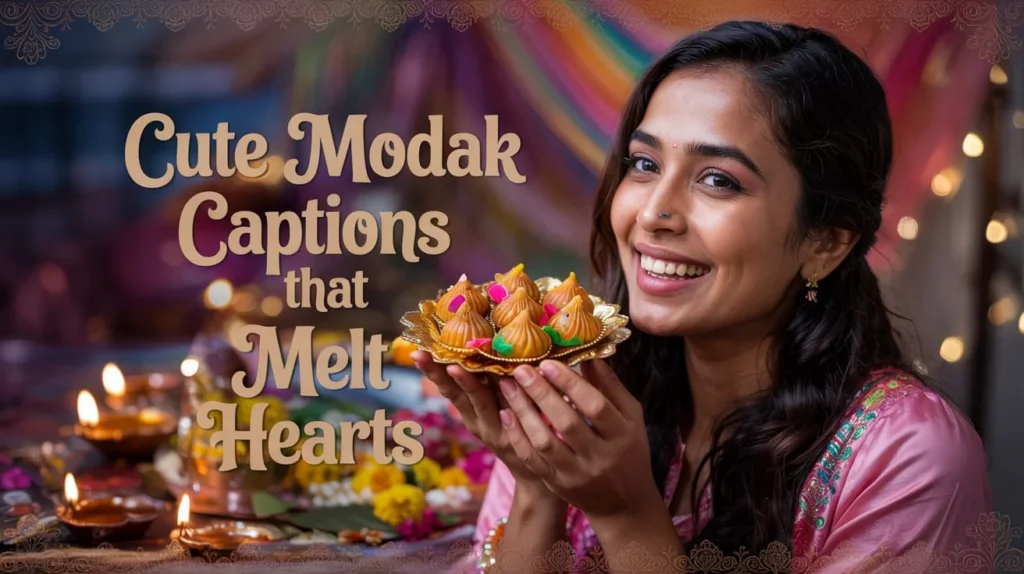 Cute Modak Captions That Melt Hearts