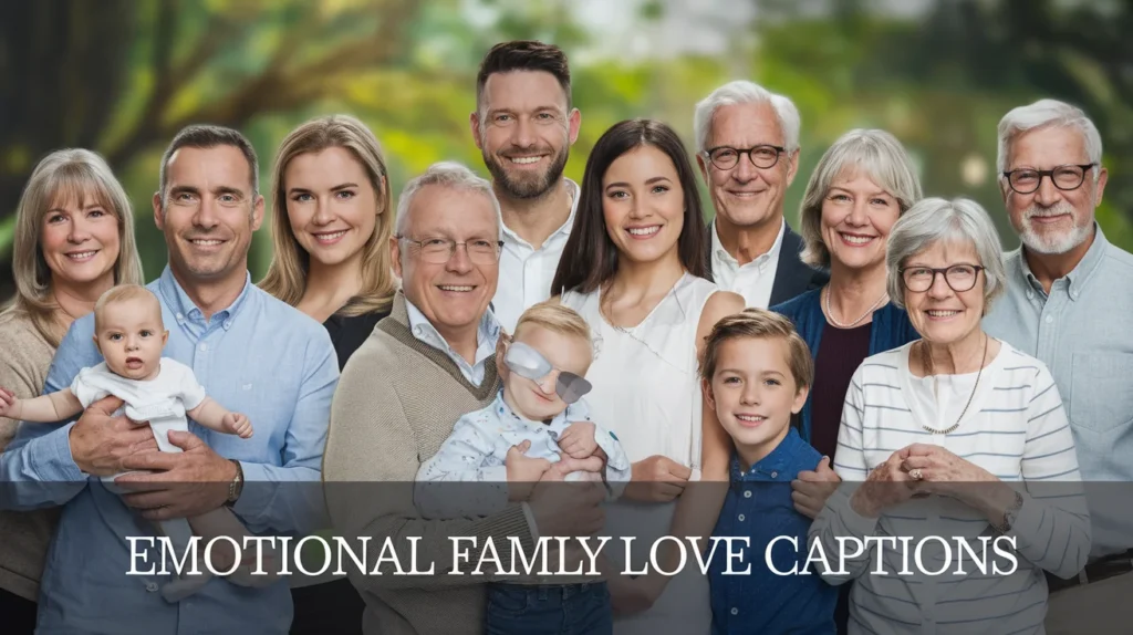 Emotional Family Love Captions